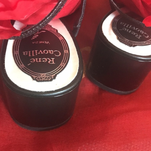 Rene Caovilla Black Karung/Pearls Jet Strass Sandal - Picture 8 of 11